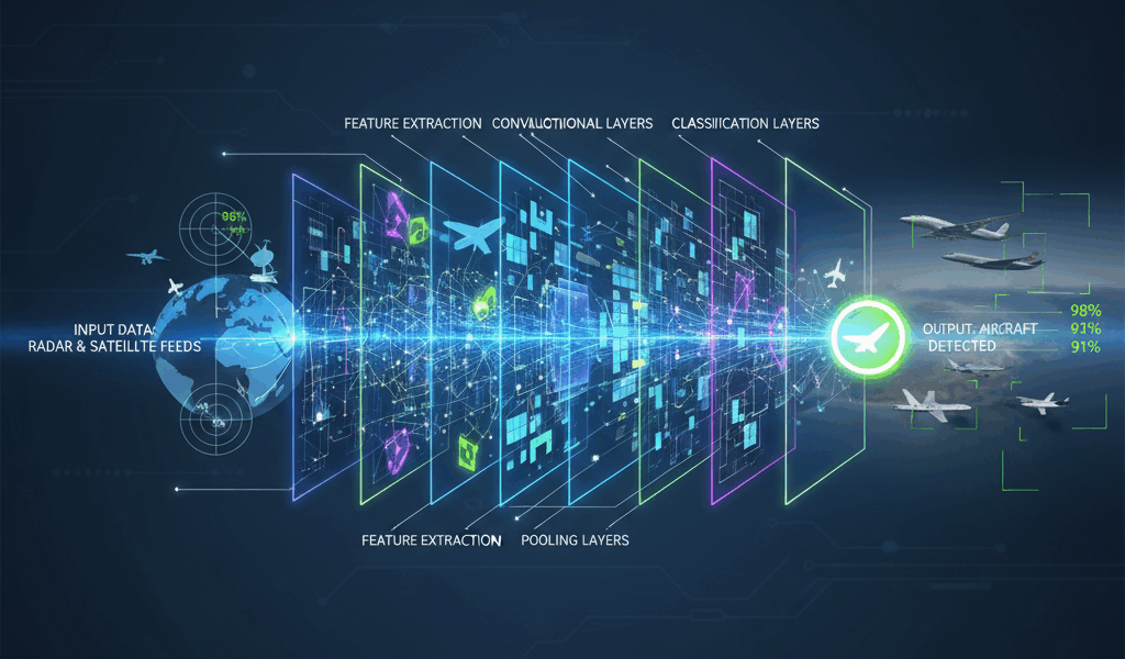 Artificial intelligence neural network processing aviation data