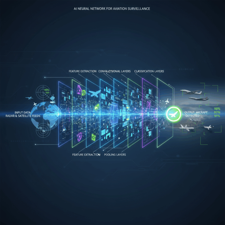 Artificial intelligence neural network processing aviation data