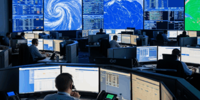 airline operations control center with large digital screens 20260331 130353