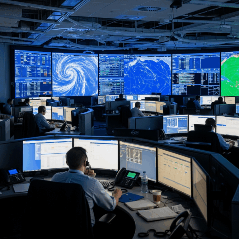 airline operations control center with large digital screens 20260331 130353