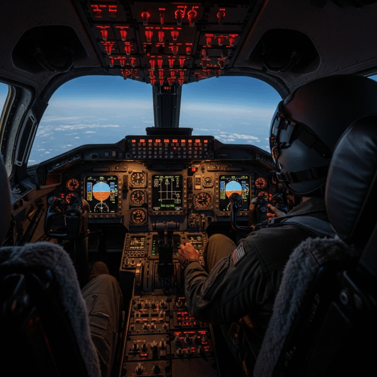 Professional photograph related to: Inside the B-2 Spirit Cockpit — What Pilots See and Do. High qua
