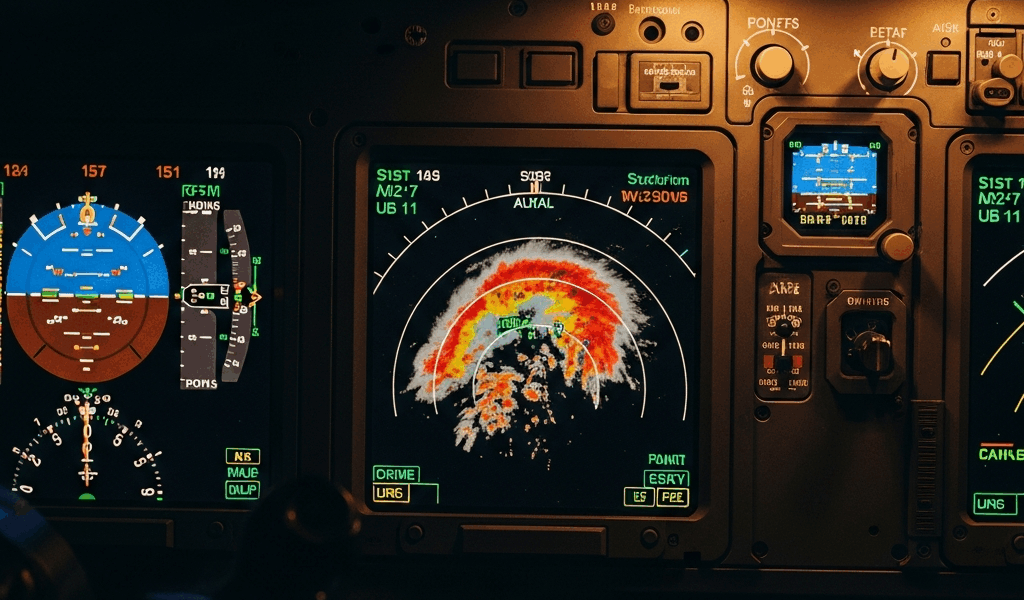 Why Flight Crews Ignore Weather Radar Warnings During Descent