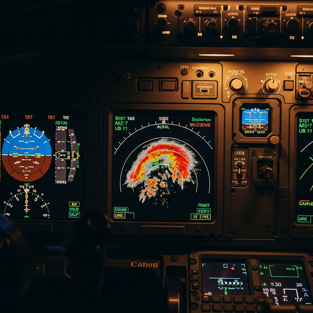 Why Flight Crews Ignore Weather Radar Warnings During Descent